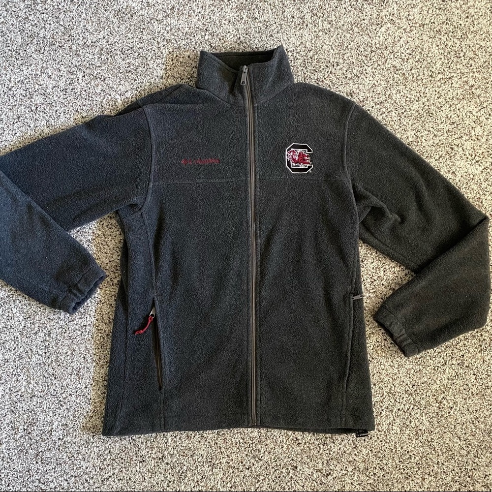 Columbia Carolina Gamecocks Football Fleece Jacket Small